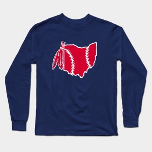 Cleveland Ohio Baseball - Navy 2 Long Sleeve T-Shirt